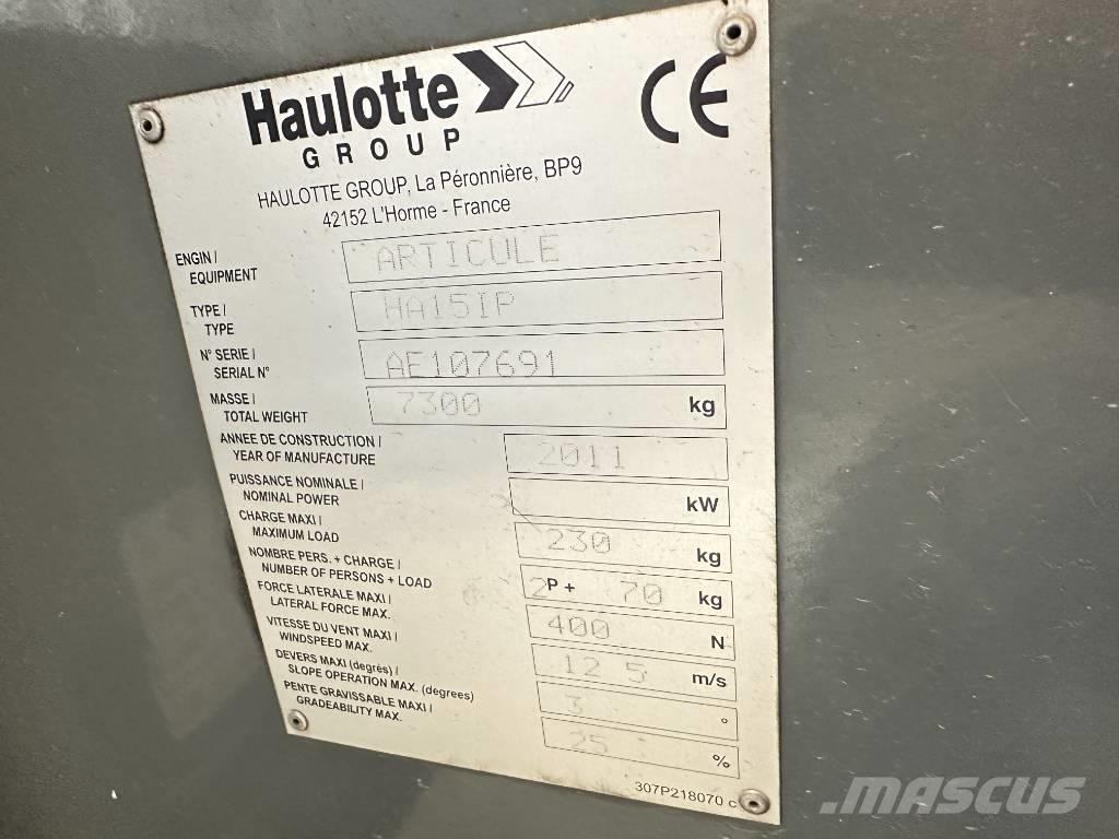 Haulotte HA 15 IP Bomliftar