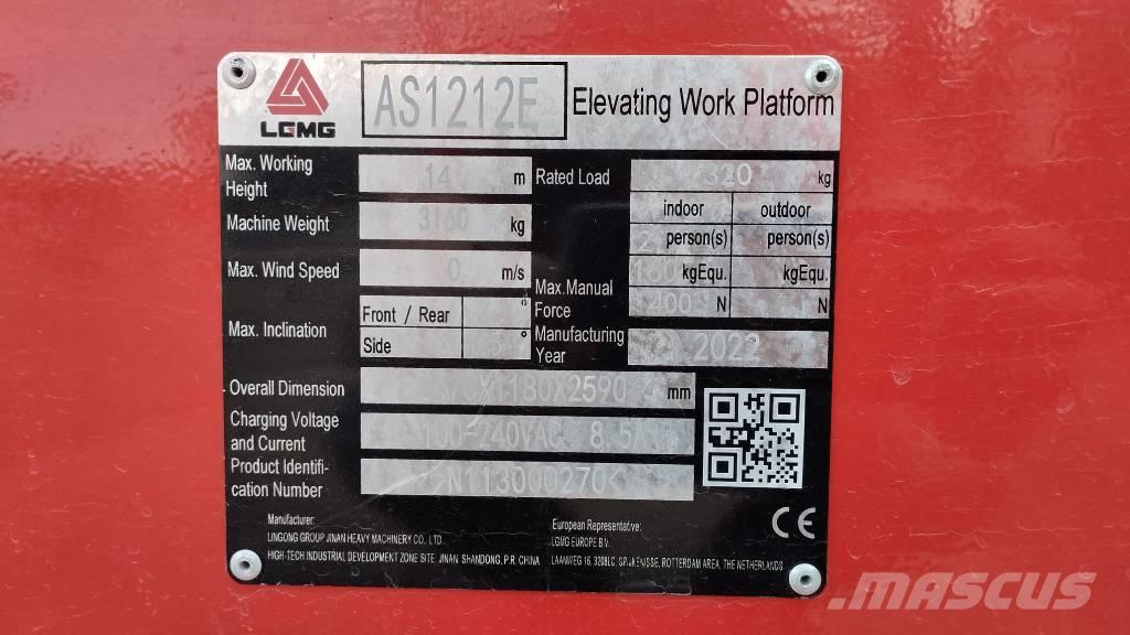 LGMG AS 1212 E Saxliftar