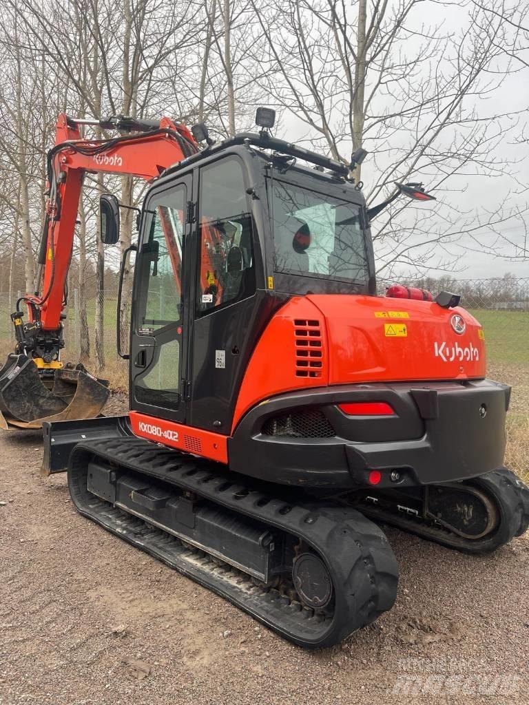 Kubota KX 080-4 Midigrävmaskiner 7t - 12t