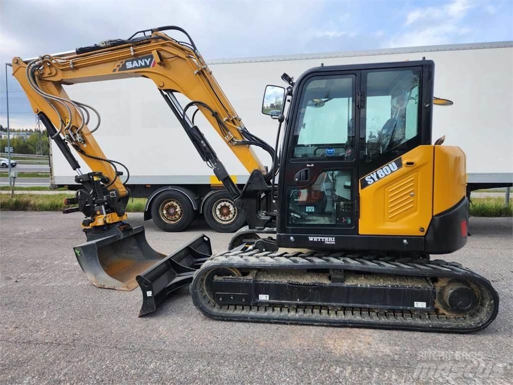 Sany SY80U Midigrävmaskiner 7t - 12t
