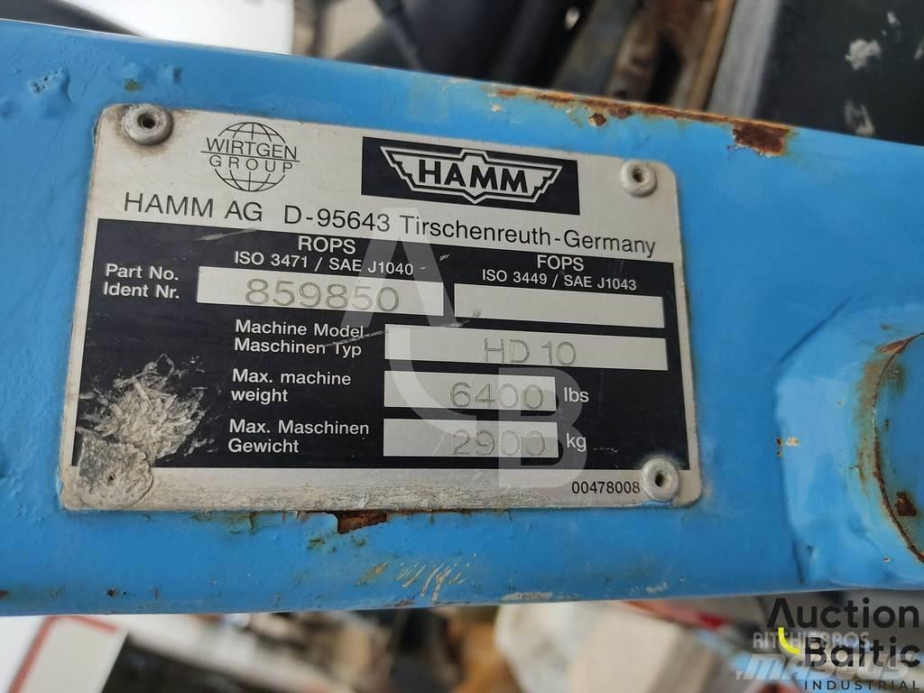 Hamm HD 10 Andra vältar