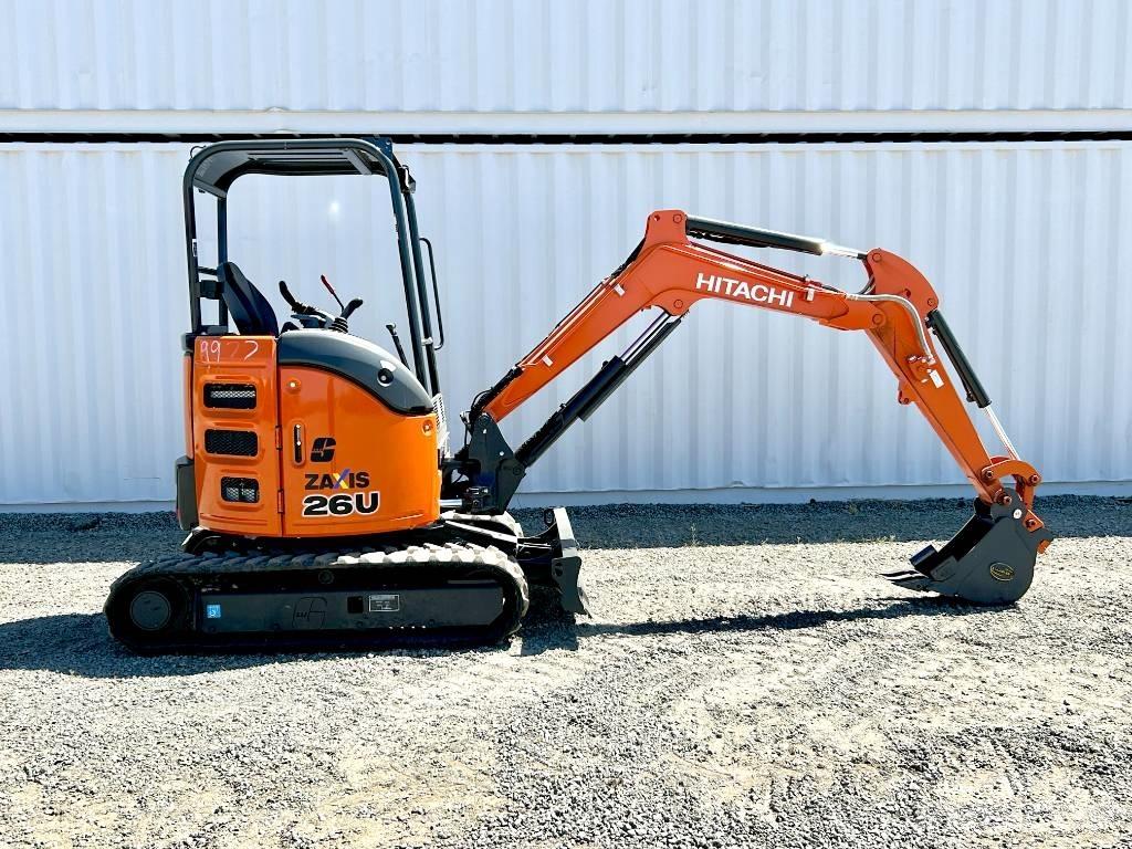 Hitachi ZX26U-5N Minigrävare < 7t