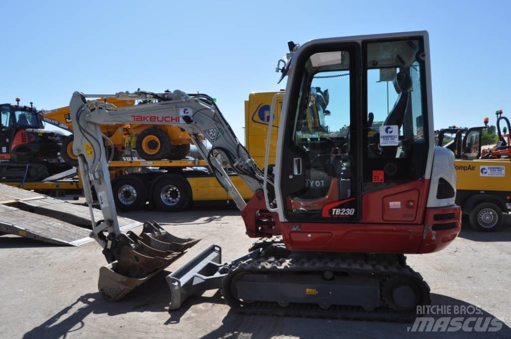 Takeuchi TB 230 Minigrävare < 7t