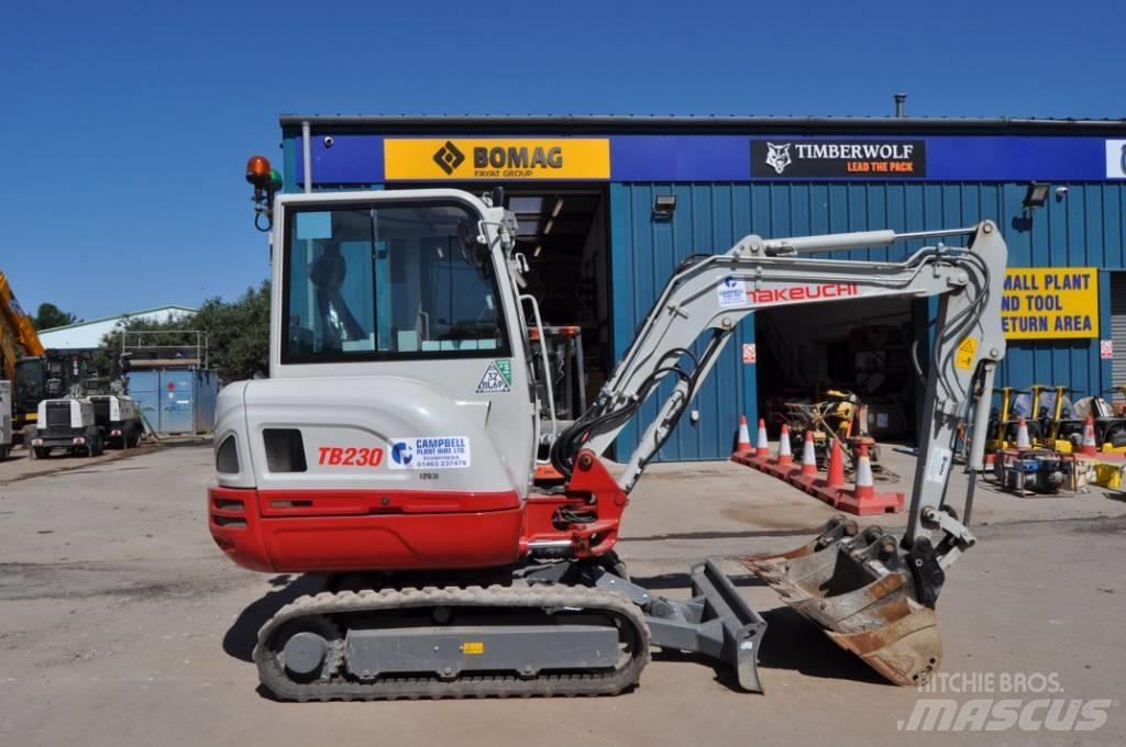 Takeuchi TB 230 Minigrävare < 7t