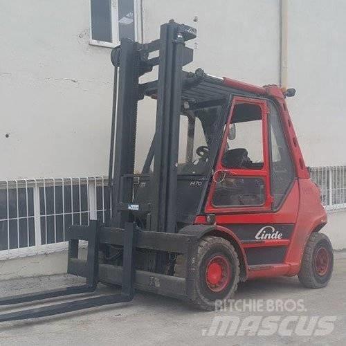 Linde H70T Gasolmotviktstruckar