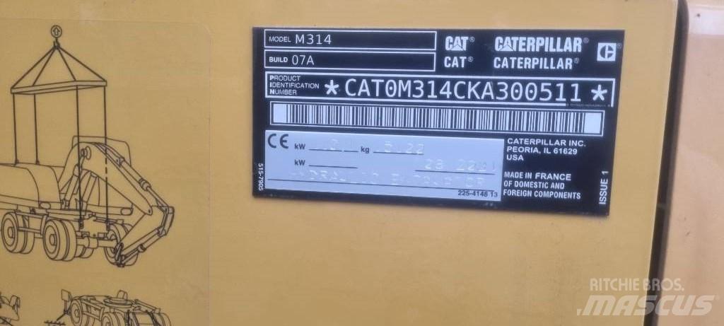 CAT M314 F Hjulgrävare