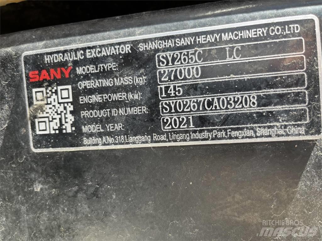 Sany SY265CLR Bandgrävare