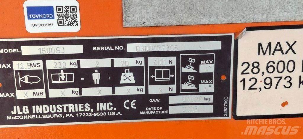 JLG 1500SJ Teleskop bomliftar