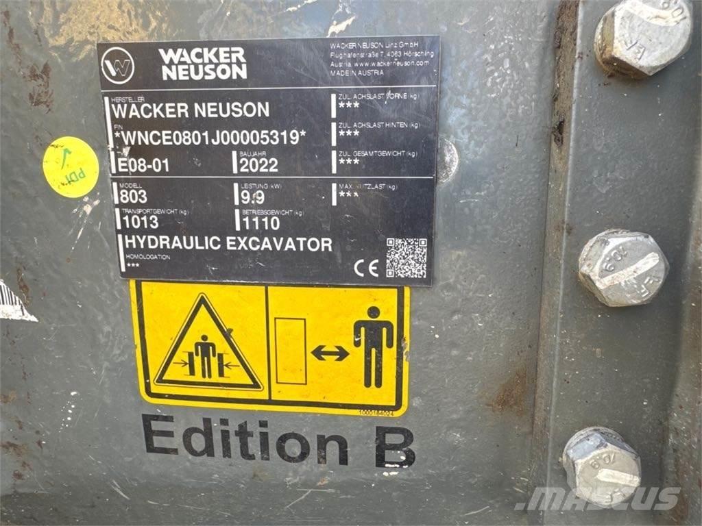 Wacker Neuson 803 Bandgrävare