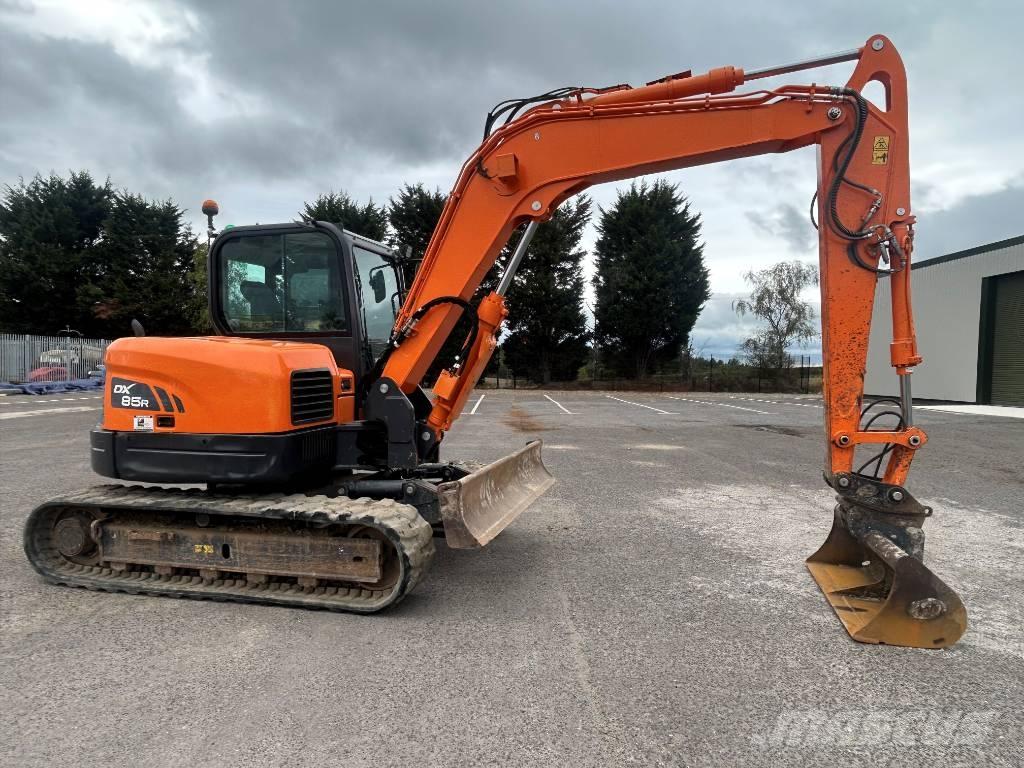 Doosan DX 85 R-3 Midigrävmaskiner 7t - 12t