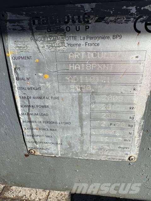 Haulotte HA 18 PX NT Bomliftar