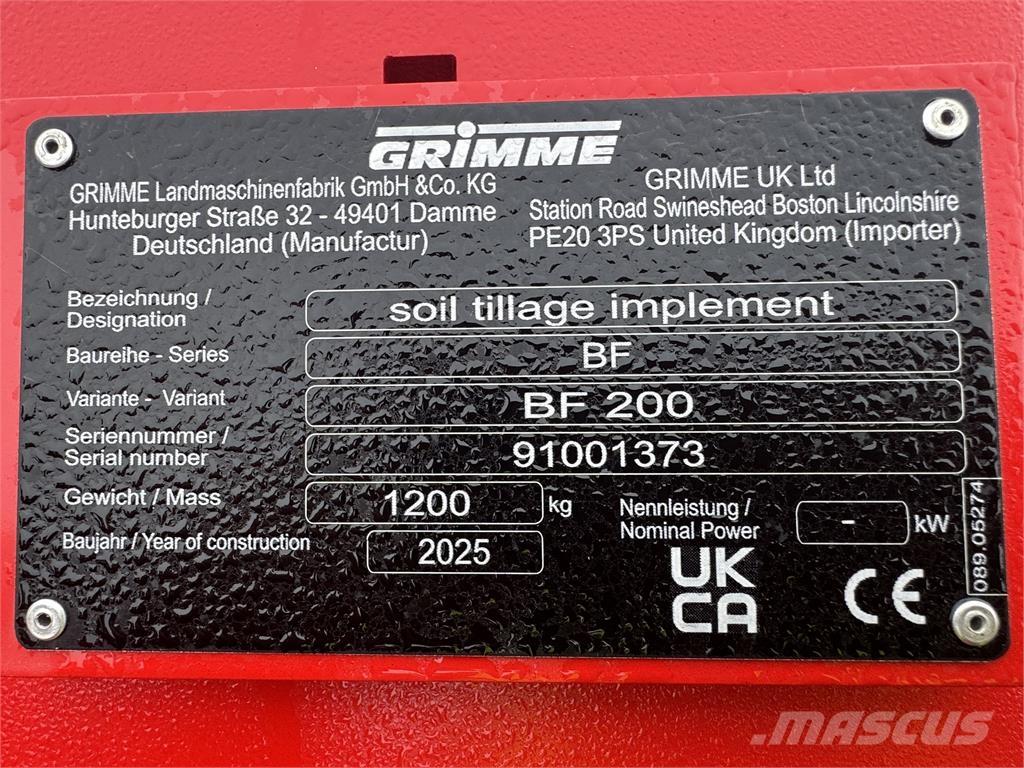 Grimme BFL200 Lantbruk - Övrigt