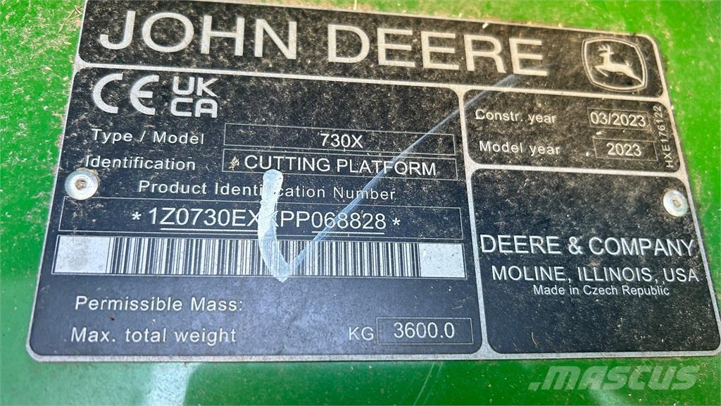 John Deere 730X Skördetröskor