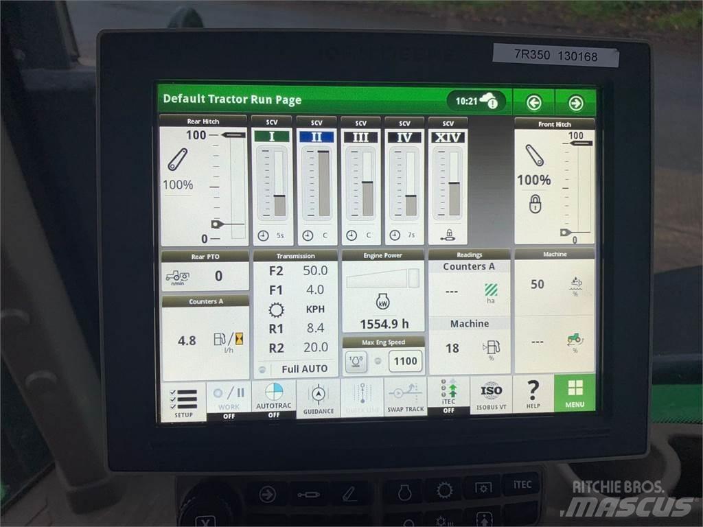 John Deere 7R350 Lantbruk - Övrigt