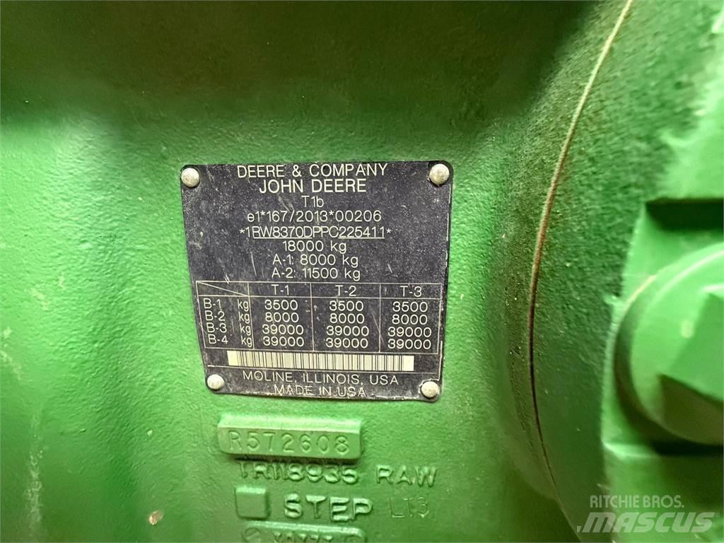 John Deere 8R370 Lantbruk - Övrigt
