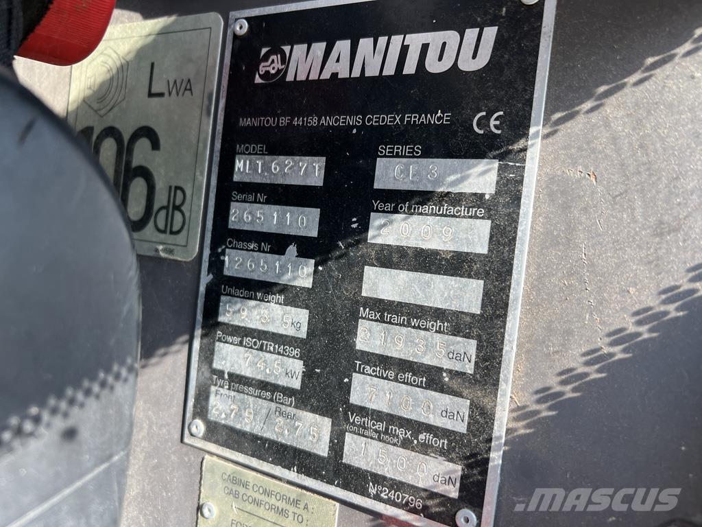 Manitou MLT627 Redskapsbärare för lantbruk