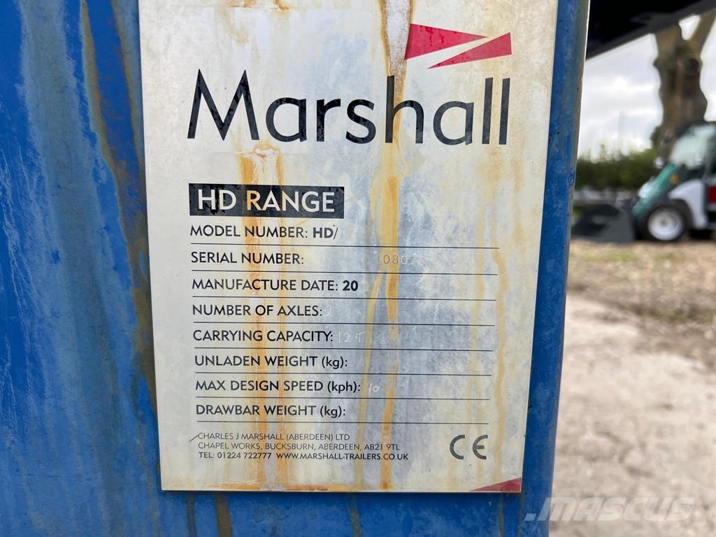 Marshall HD12 Fast- och kletgödselspridare