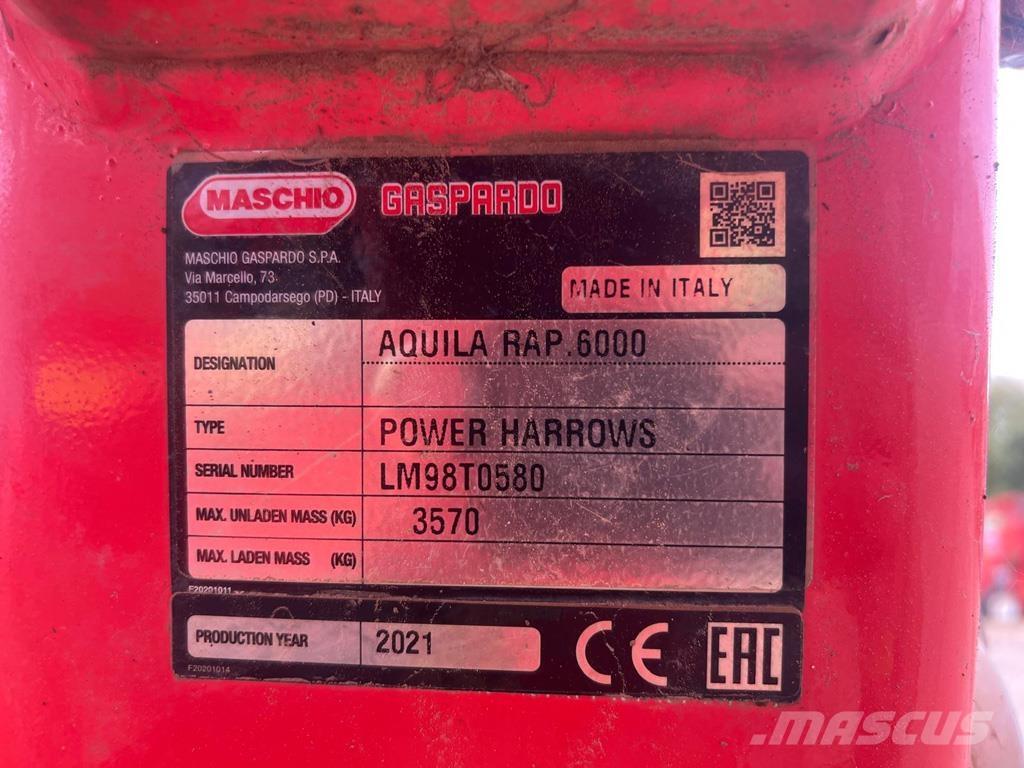 Maschio AQUILA 6M Såbäddsharvar och rototillers