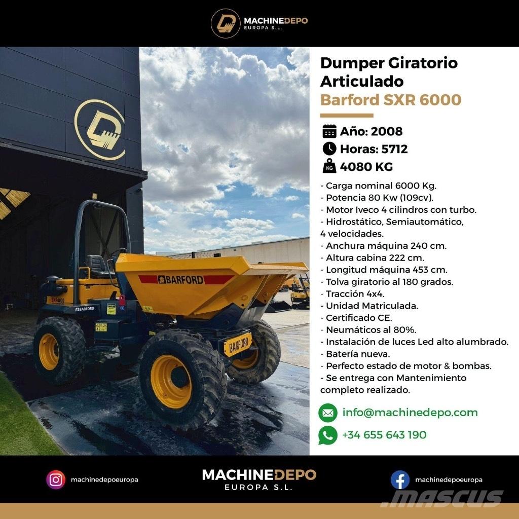 Barford SX R 6000 Minidumprar