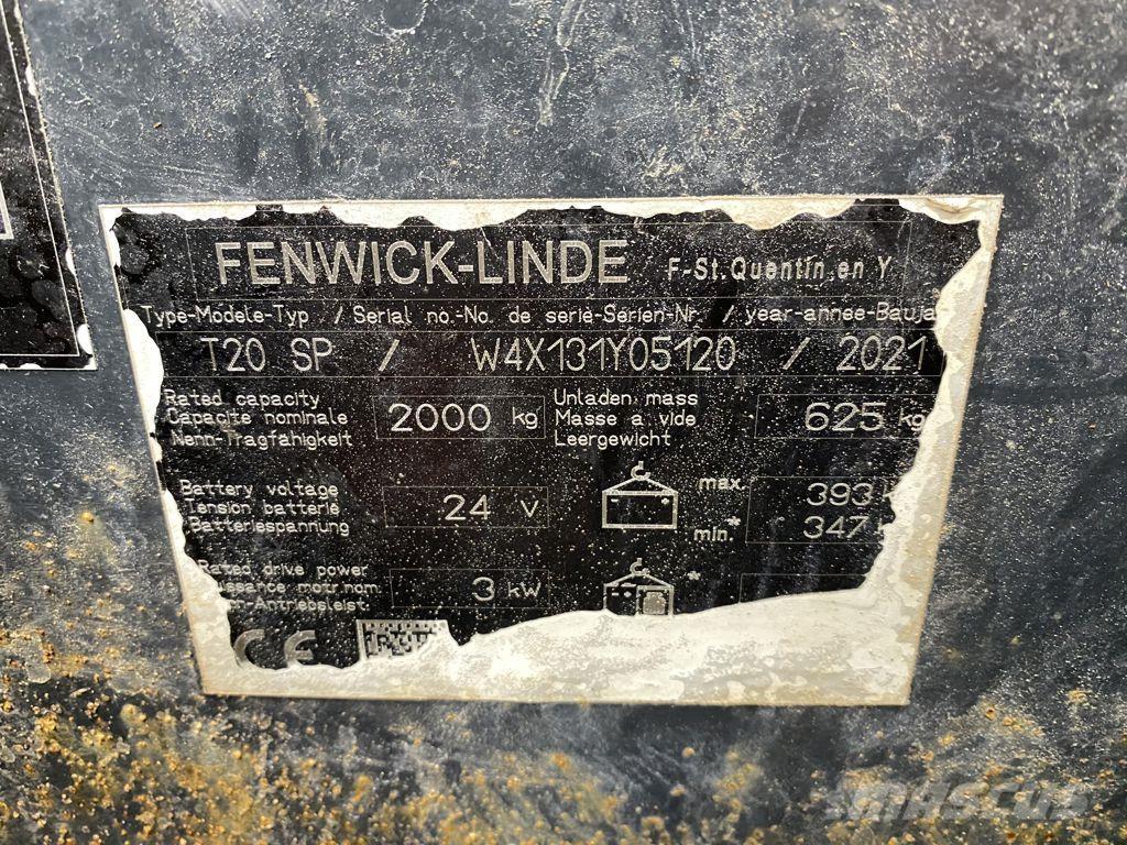 Linde T20SP Låglyftare med plattform