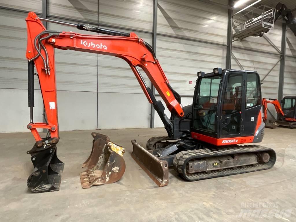 Kubota KX 080-4 Midigrävmaskiner 7t - 12t