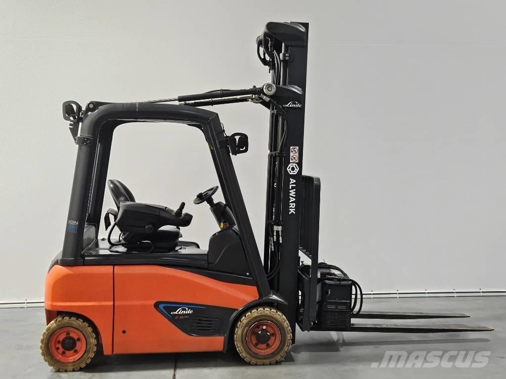 Linde E16P LI-ION Elmotviktstruckar