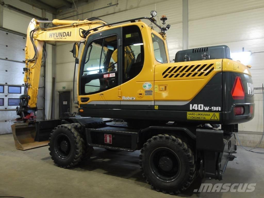Hyundai R 140 W-9A Hjulgrävare