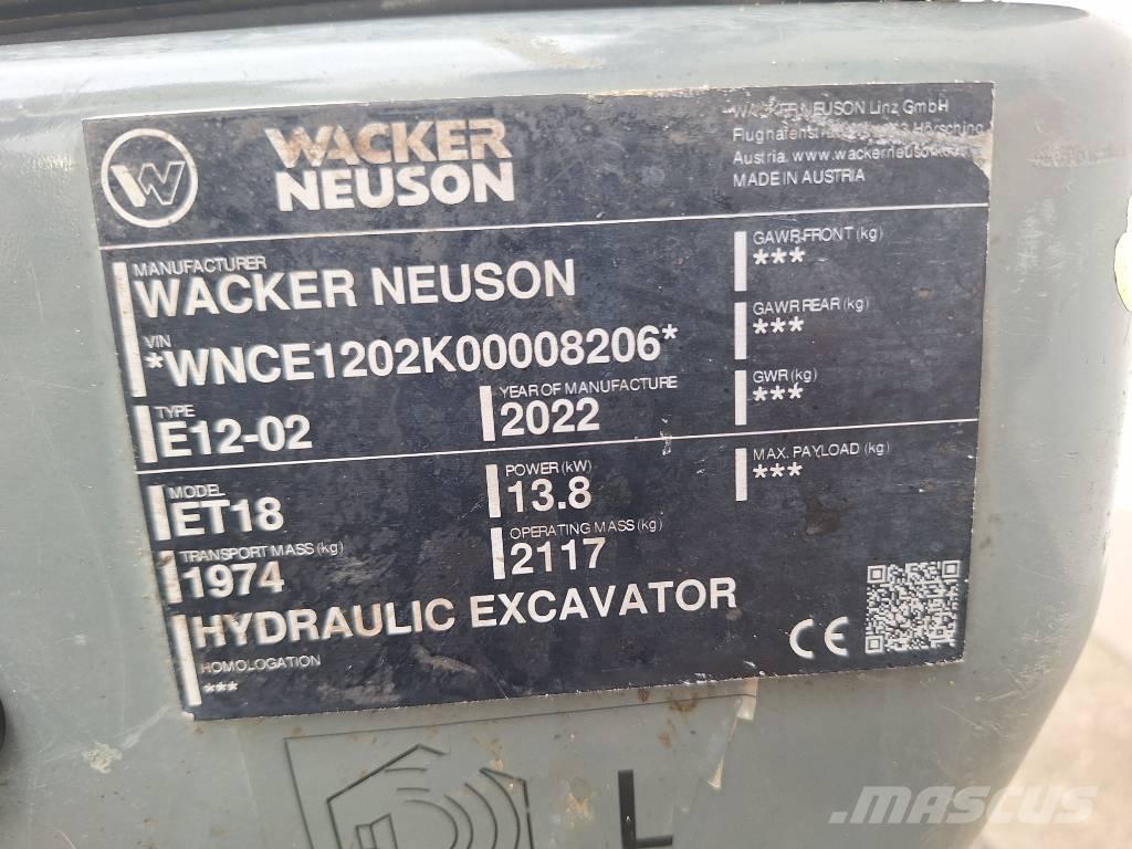 Wacker Neuson ET 18 Bandgrävare