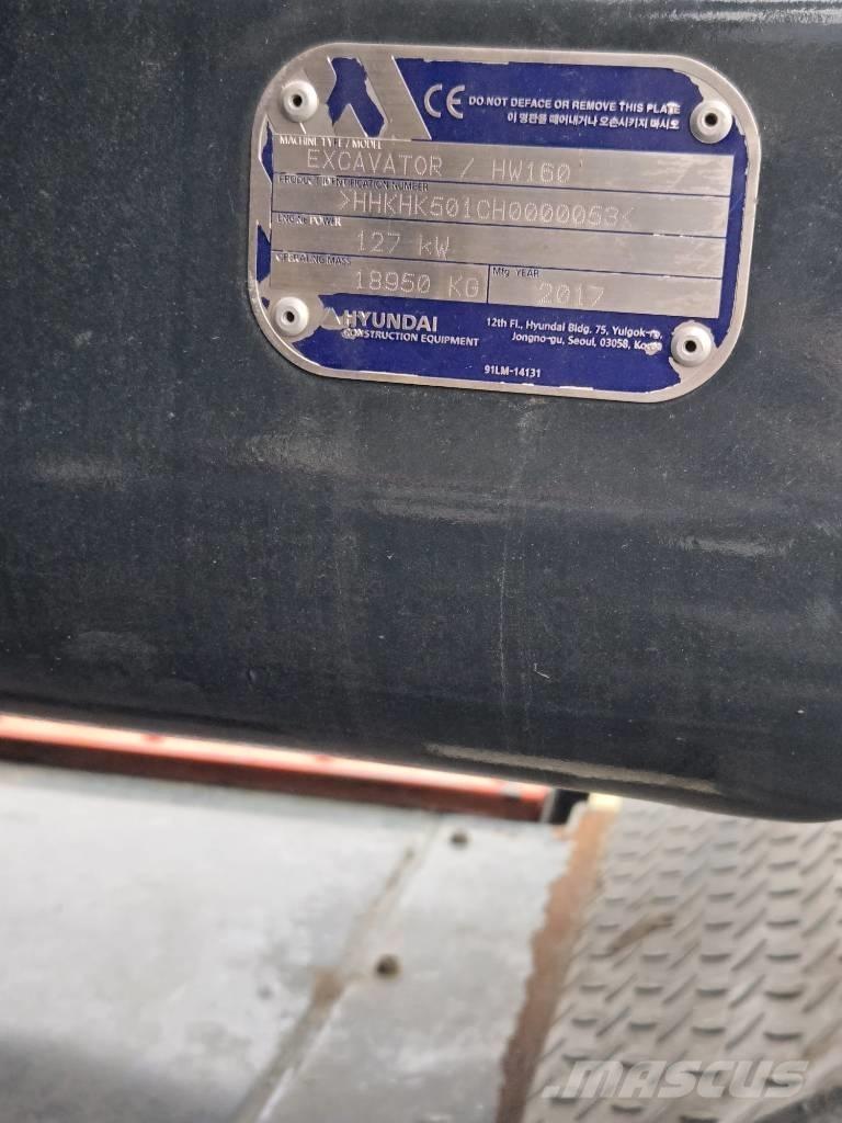 Hyundai HW 160 Hjulgrävare