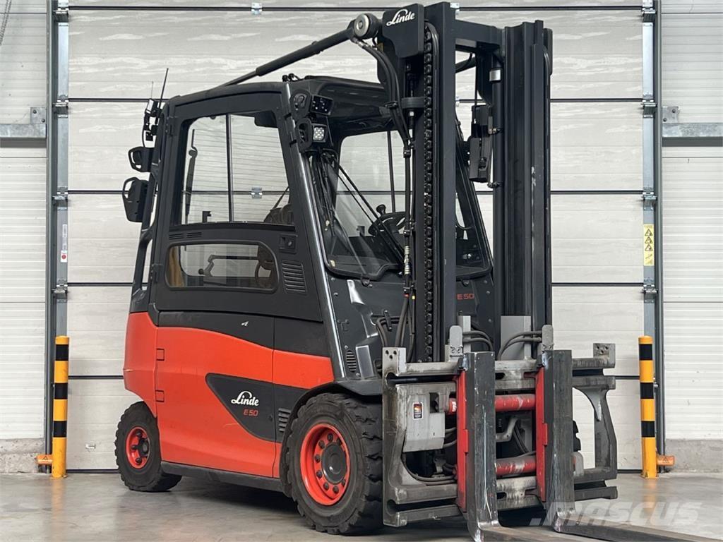 Linde E 50HL-01 Elmotviktstruckar