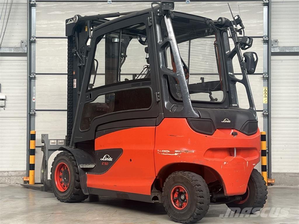 Linde E 50HL-01 Elmotviktstruckar
