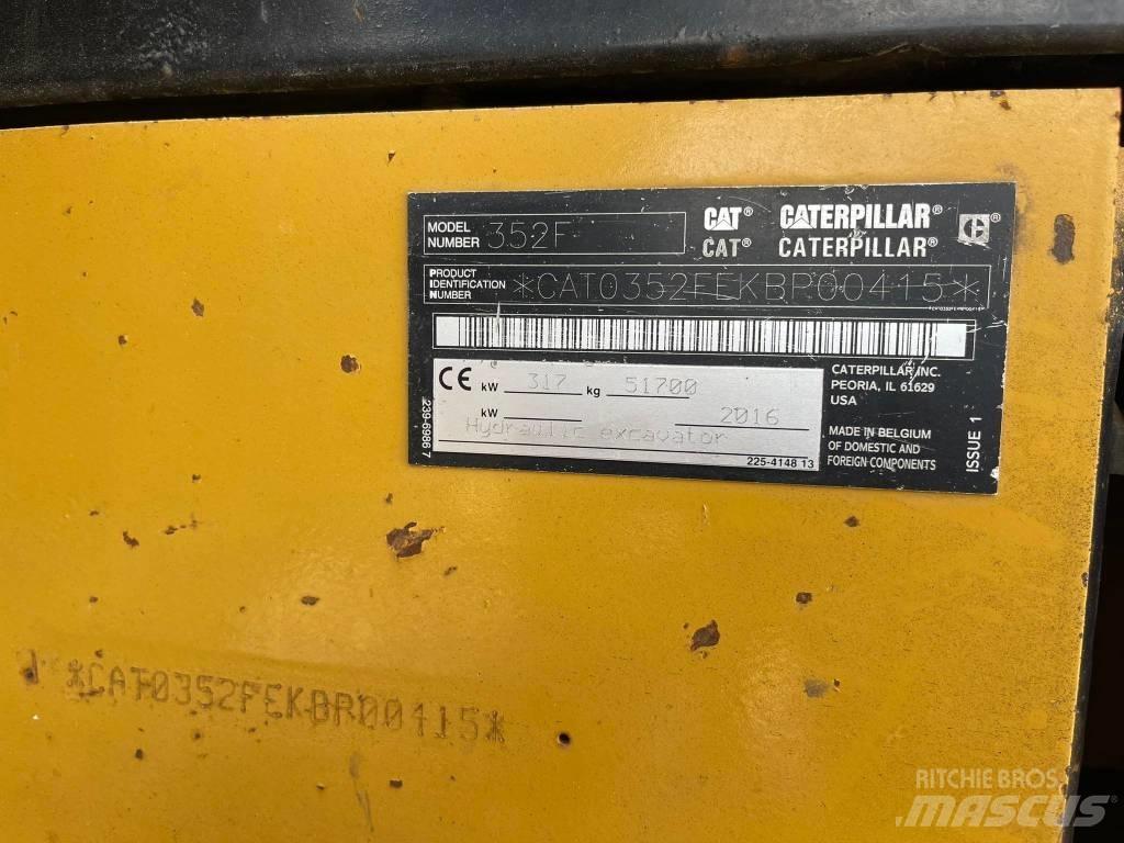 CAT 352FL Bandgrävare
