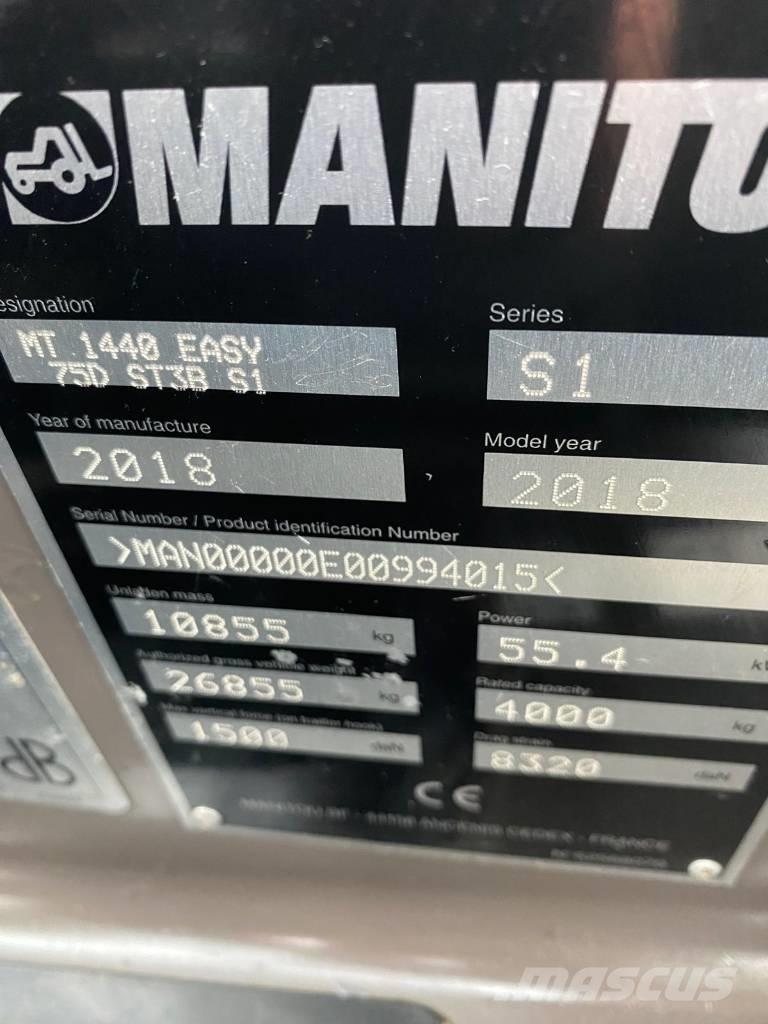 Manitou MT 1440 Teleskoplastare