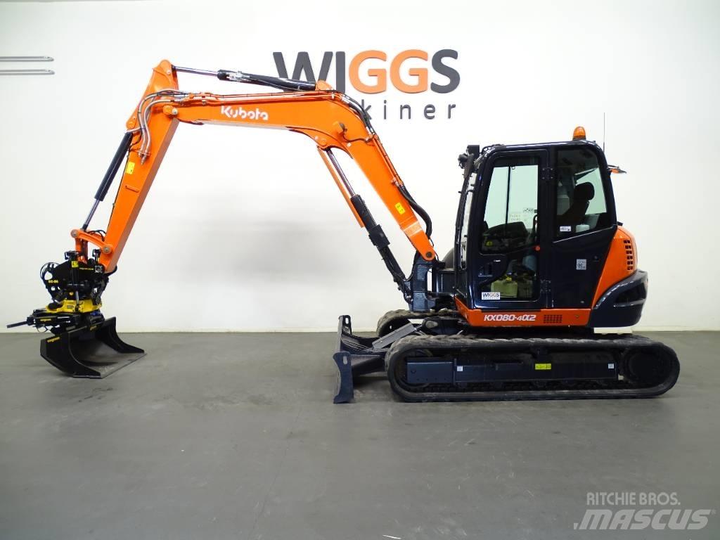 Kubota KX 080-4a Midigrävmaskiner 7t - 12t