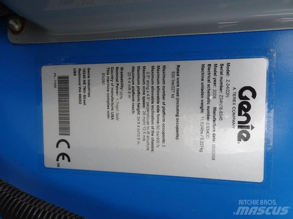 Genie Z34/22N Bomliftar
