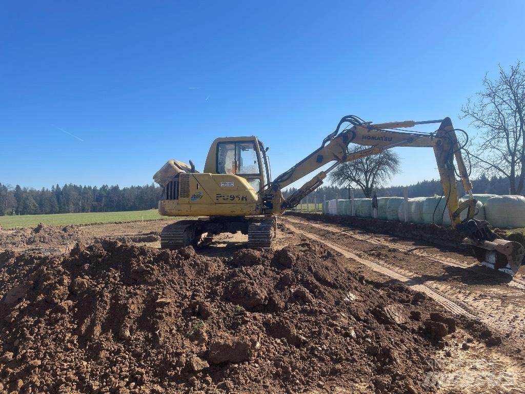 Komatsu Pc 95 r Midigrävmaskiner 7t - 12t
