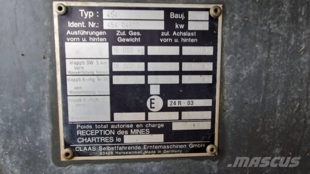 CLAAS lexion 460 Skördetröskor