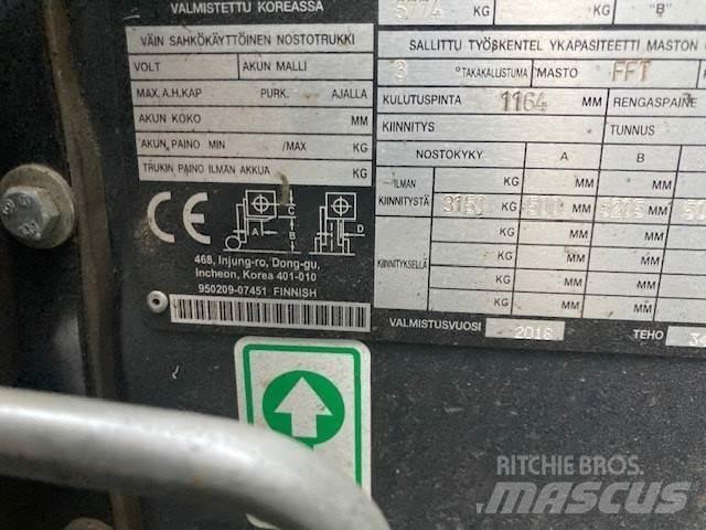 Doosan D35C-7 Dieselmotviktstruckar