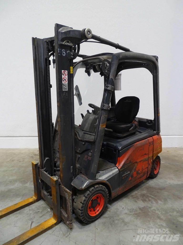 Linde E16P-02 Elmotviktstruckar