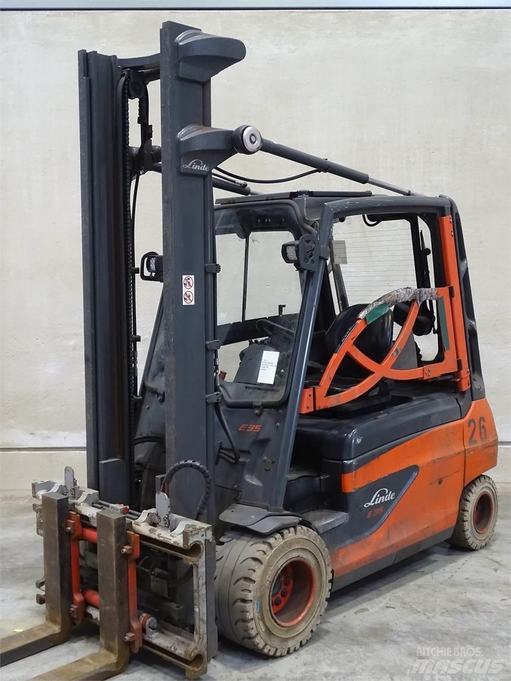 Linde E35L Elmotviktstruckar