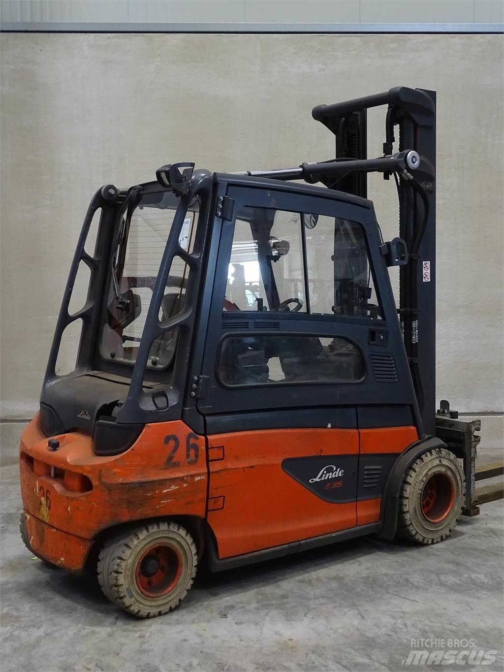 Linde E35L Elmotviktstruckar