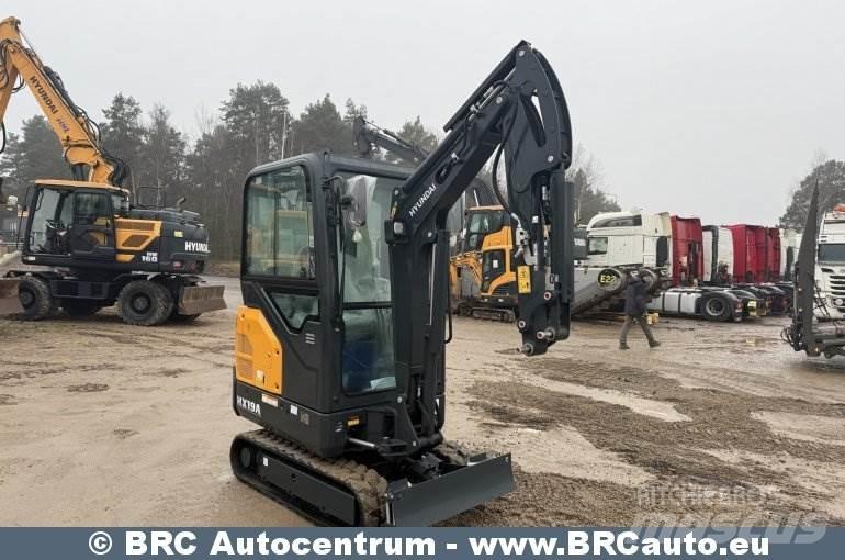Hyundai HX19A Minigrävare < 7t