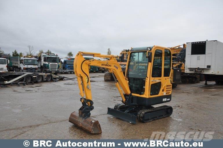 Hyundai R18-9AK Minigrävare < 7t