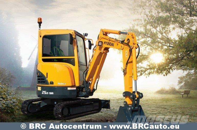 Hyundai R25Z-9AK Minigrävare < 7t