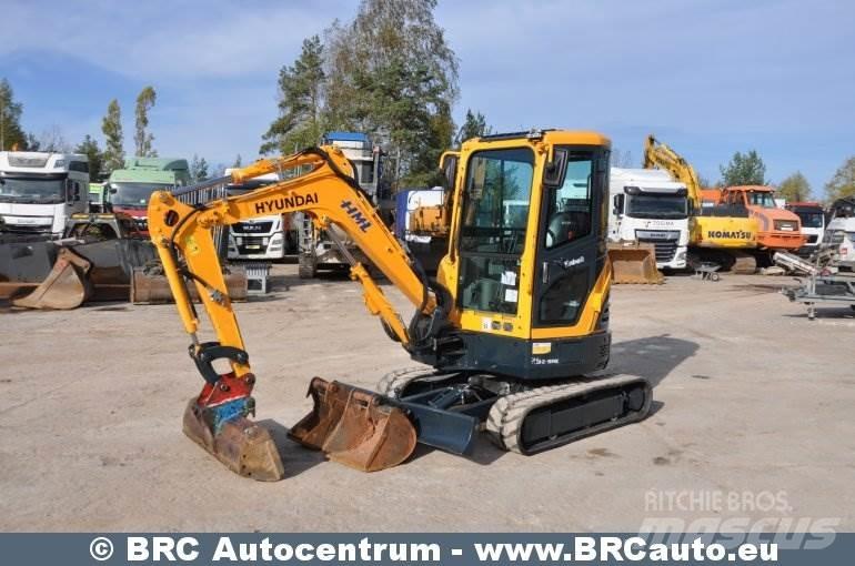 Hyundai R25Z-9AK Minigrävare < 7t