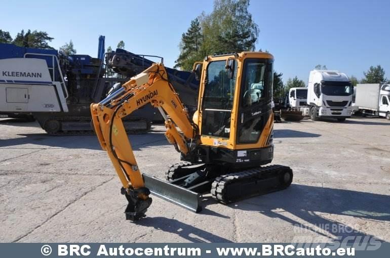 Hyundai R25Z-9AK Minigrävare < 7t