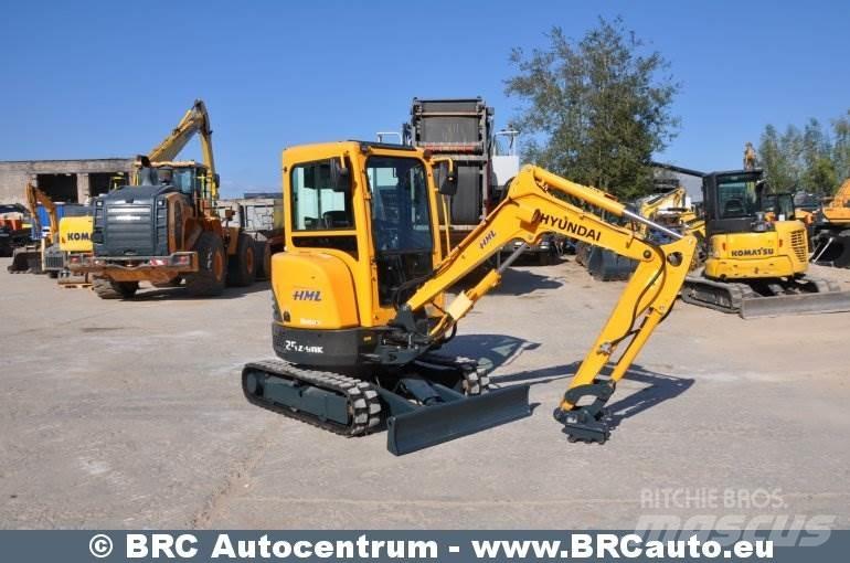 Hyundai R25Z-9AK Minigrävare < 7t