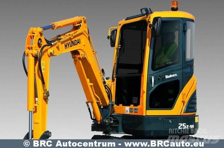 Hyundai R25Z-9AK Minigrävare < 7t