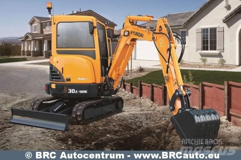 Hyundai R30Z-9AK Minigrävare < 7t