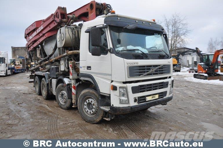 Volvo FM Lastbilar med betongpump